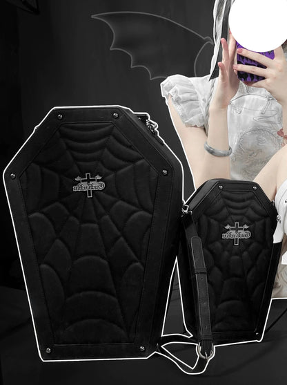 Coffin Pain Cross Bag Spider