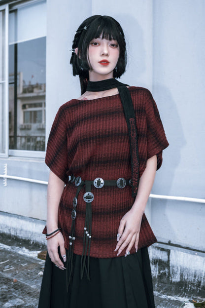 Dark Border Loose T-Shirt