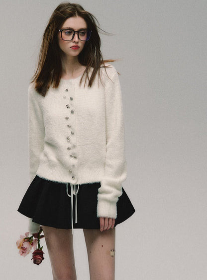 Cardigan Imitation Mink Bijou