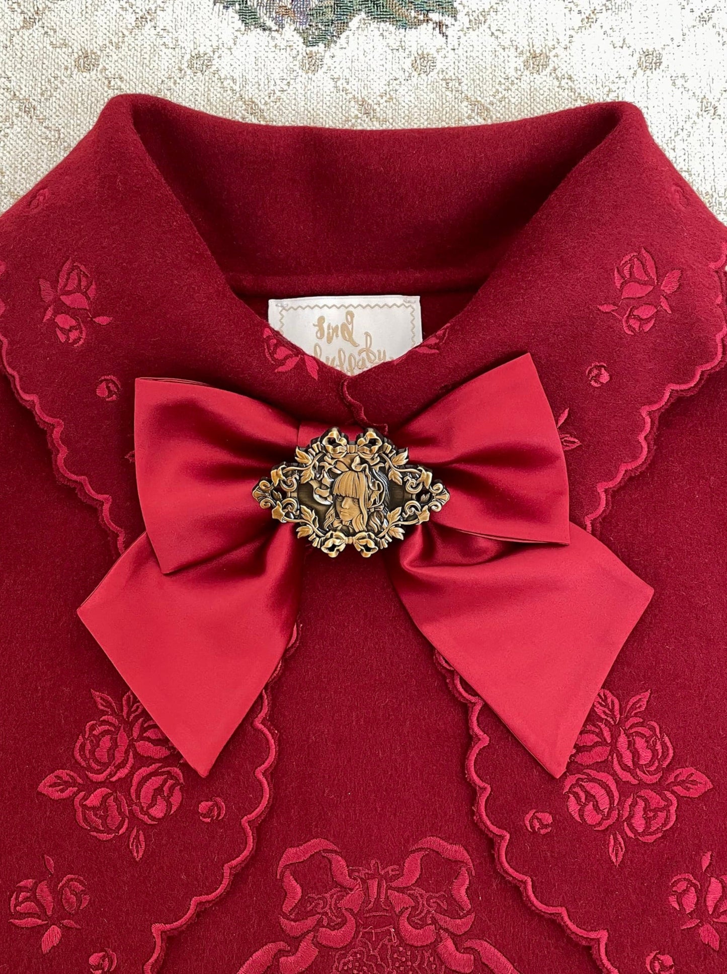 Lolita Cape Dry Doll Antique Embroy Cape