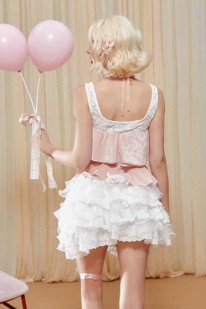 Tops Layered Tank Lace