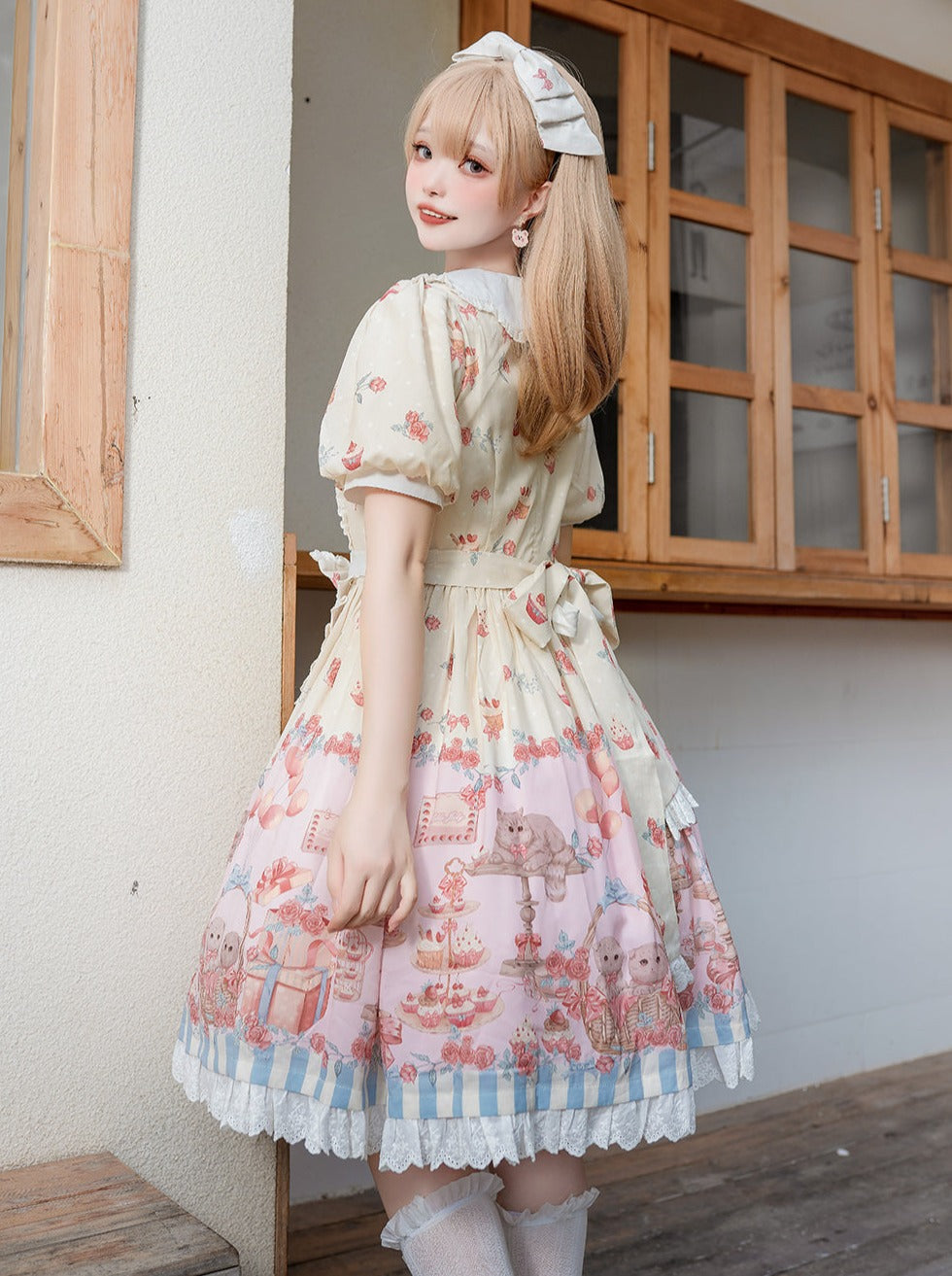 Apron Cute Ribbon Lolita + Dress + Design