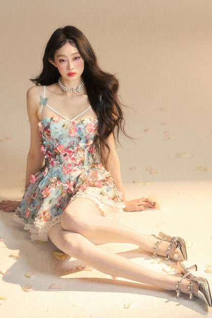 Camisole Floral product Princess Dress Painting Pre-order