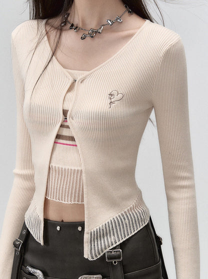 Slim Spring Milky Cardigan