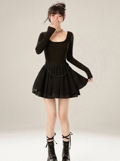 Little French Dress Black