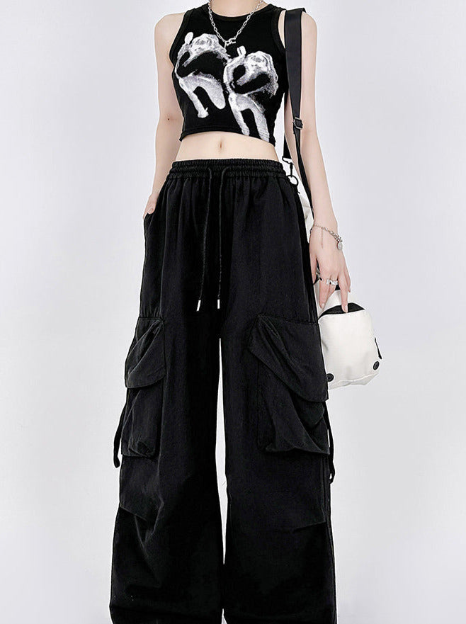 Pantalon cargo ample américain Street