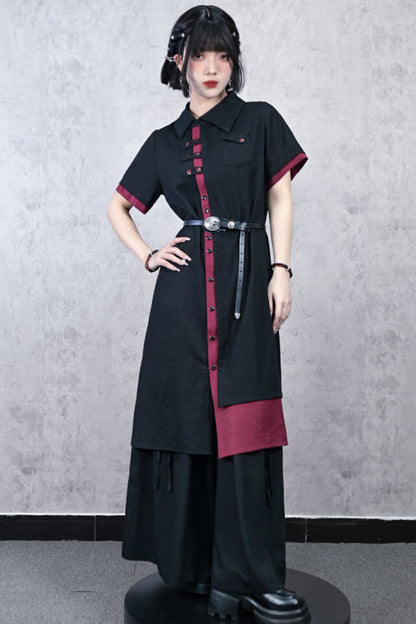 Dark Shirt China Dress Country