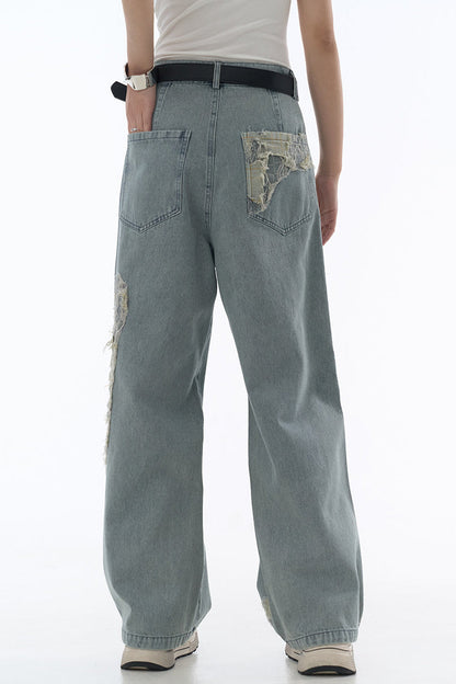 jeans style loose racer Casual