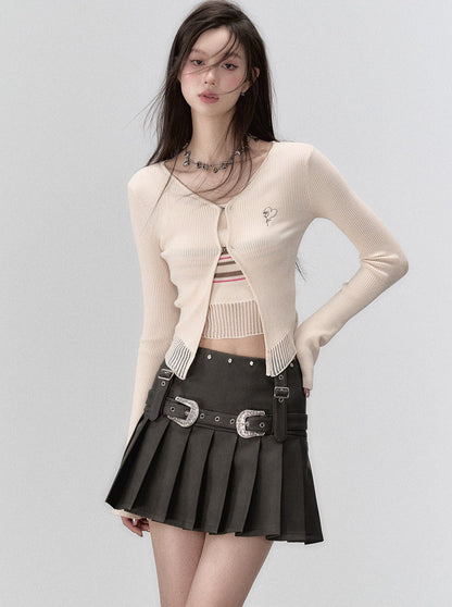 Slim Spring Milky Cardigan