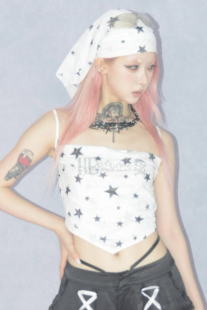 Heart Star Tube Bandeau Slim Sequent