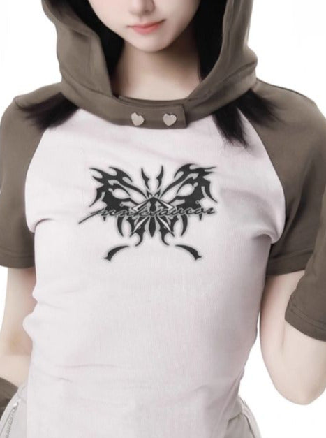 Top Pants Style Wasteland Cat Casual Ear Set Hoodie And