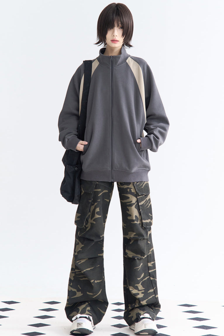 camouflage Relaxed pants fit