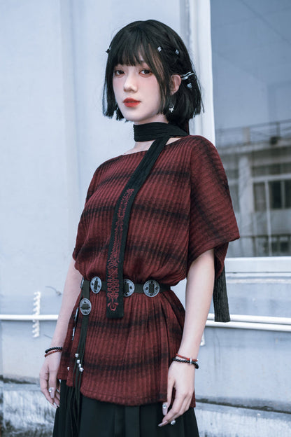Dark Border Loose T-Shirt