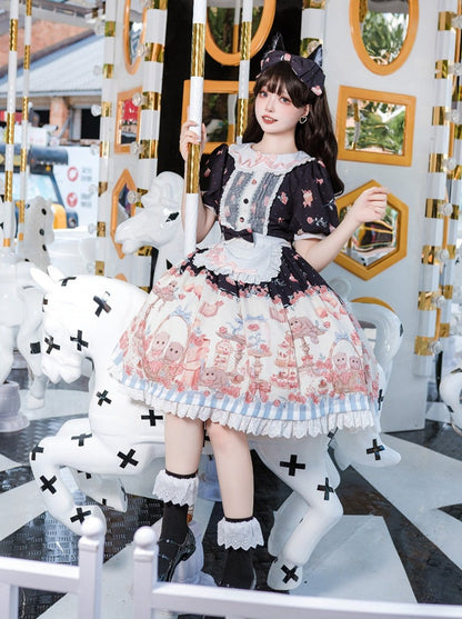 Apron Cute Ribbon Lolita + Dress + Design
