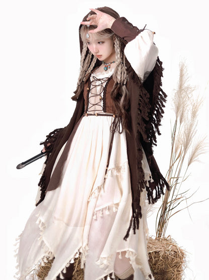 Style Dress Exotic Vest Cape