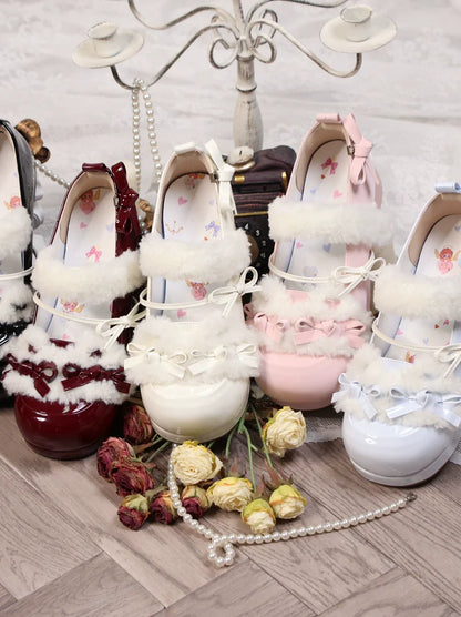 Original Lolita Shoes Round Ribbon Toe