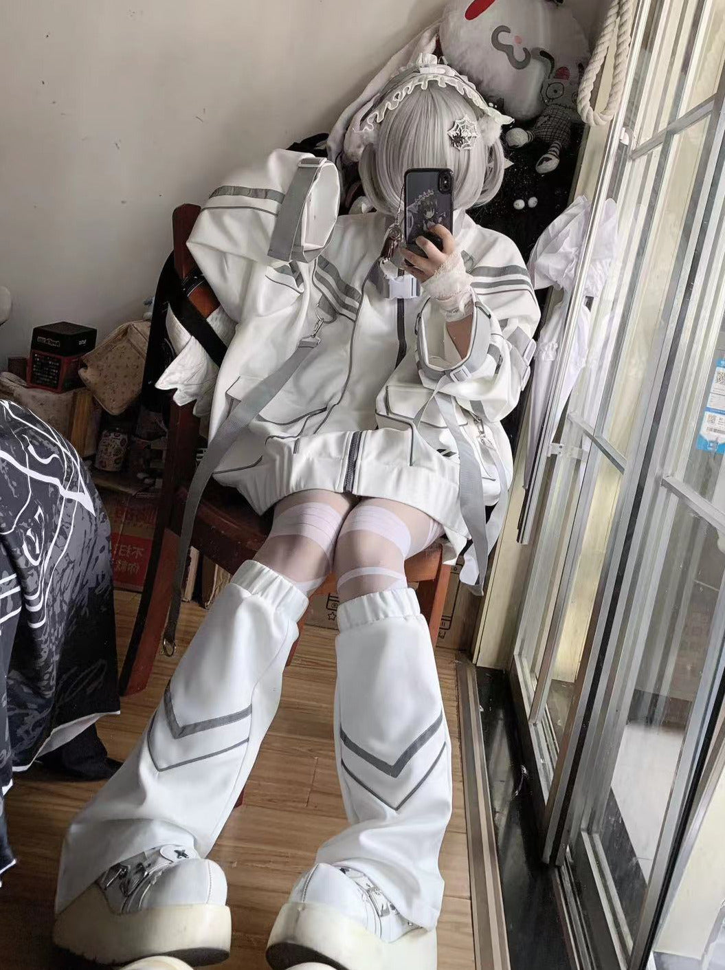 Veste électronique Cyberpunk Angel Original Charge Sportswear Neighborhood
