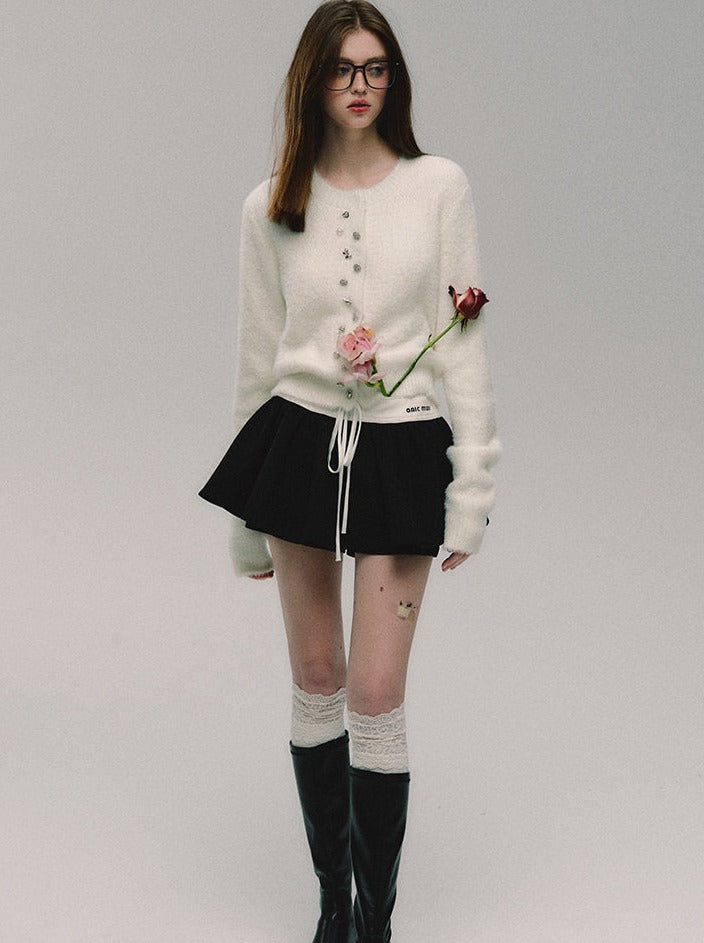 Cardigan Imitation Mink Bijou