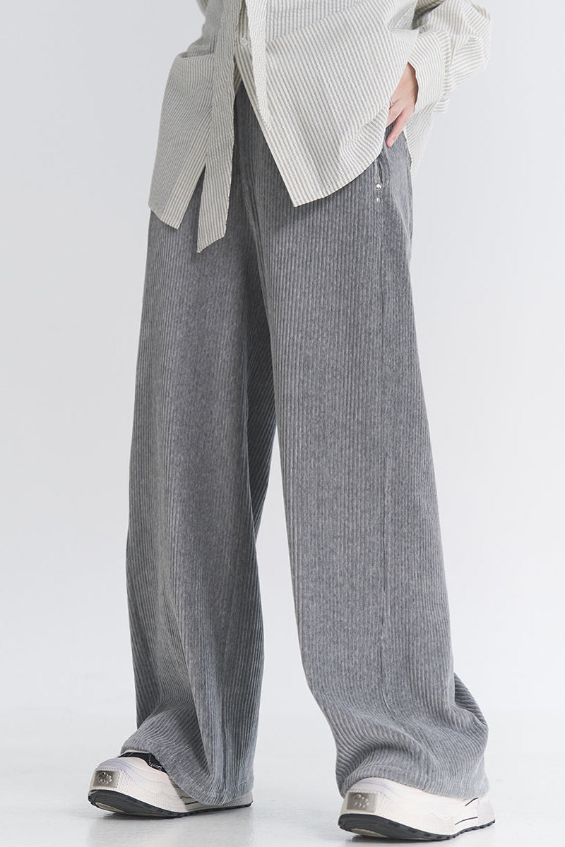 Mid-weight pants straight