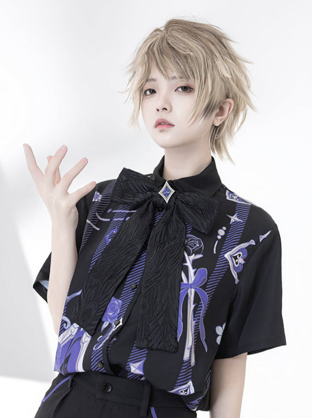 Print Prince Shorts + Handsome Loose Shirt