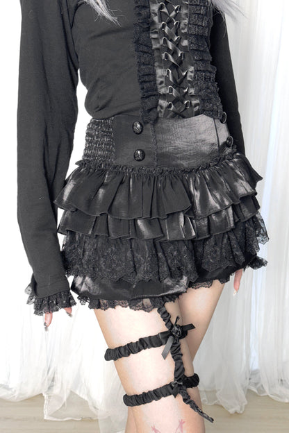 Shirt Pumpkin Lace Bottom Pants Velvet