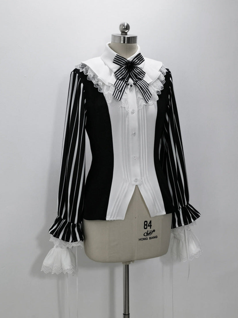 Lolita Retro Shirt + Wonderful Prince Trick Elegant Shorts