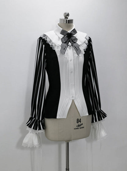 Lolita Retro Shirt + Wonderful Prince Trick Elegant Shorts