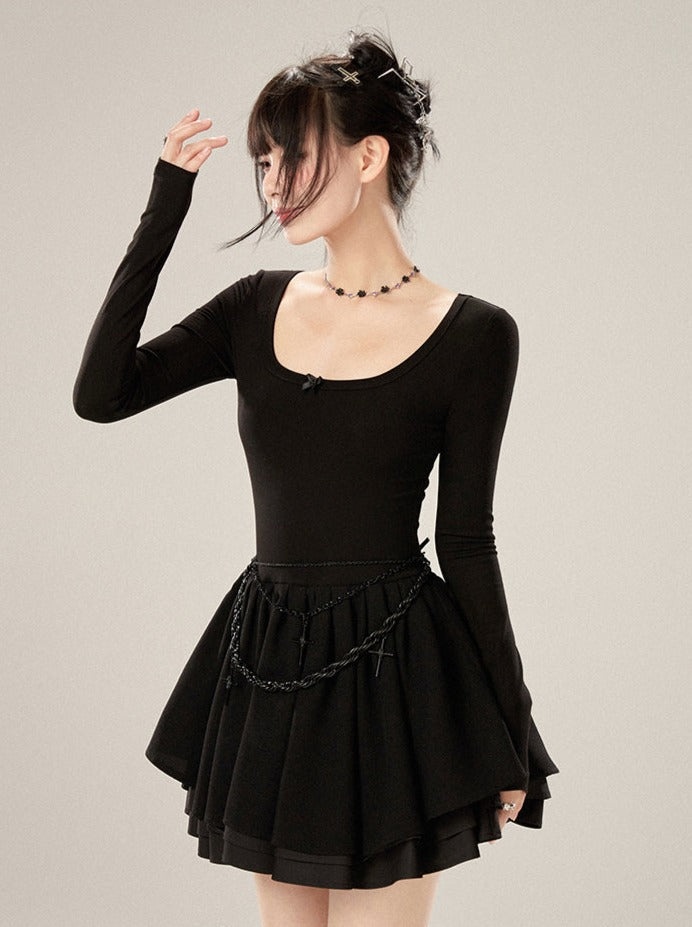 Little French Dress Black