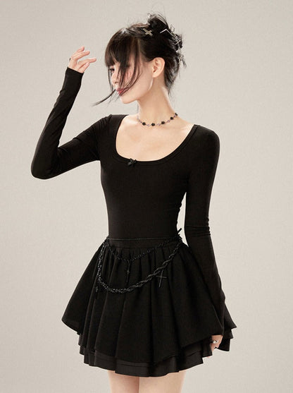 Little French Dress Black