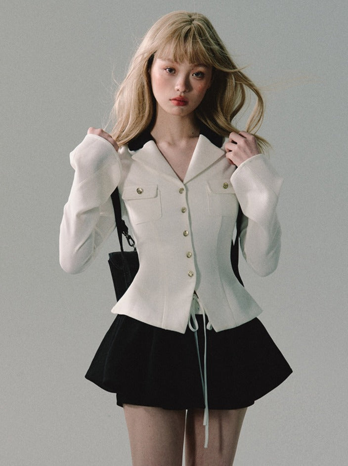 Black All waist Pants Skirt Match Low Twill