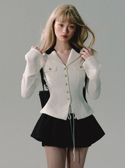 Black All waist Pants Skirt Match Low Twill
