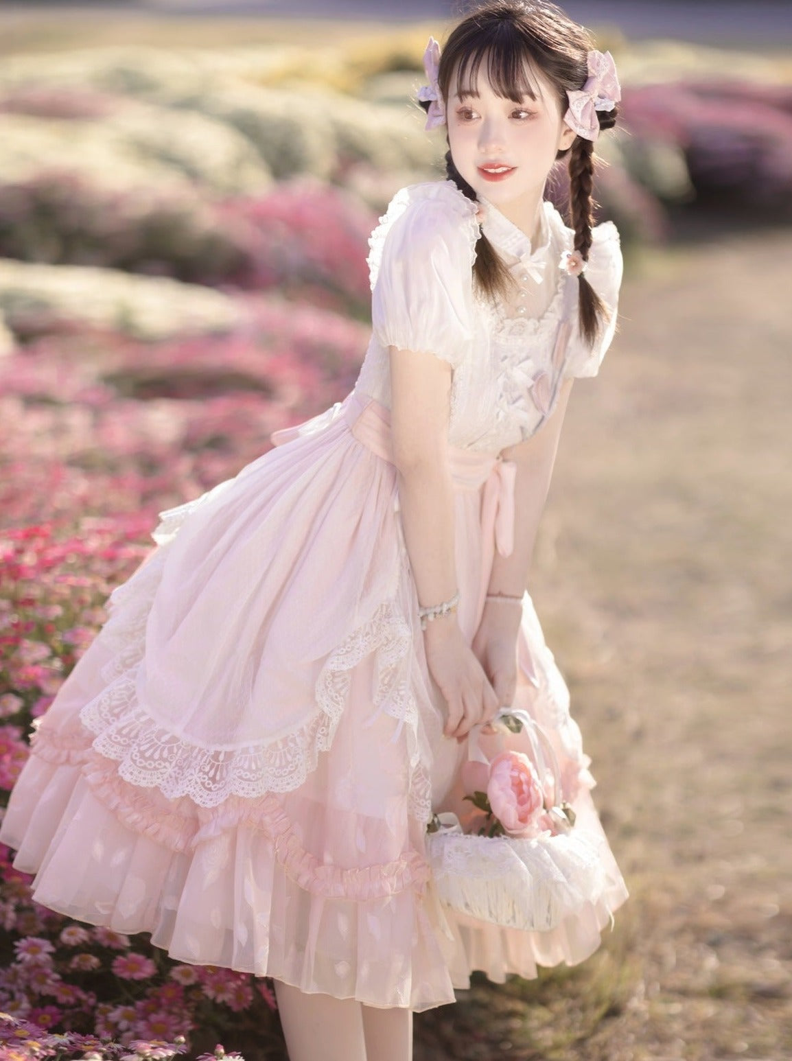 Lolita Tulip Dress Girly Sweet Summer