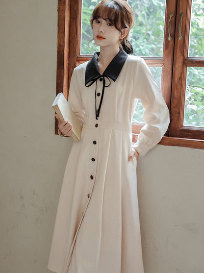 Style Dress French Retro Shirt Girly