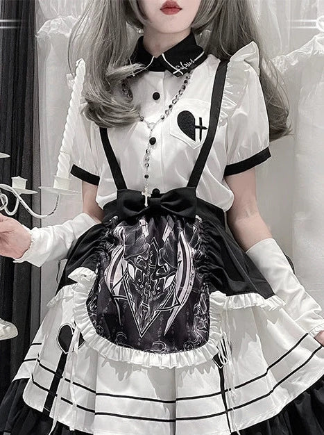 Maid Set-Up Lolita English Dress