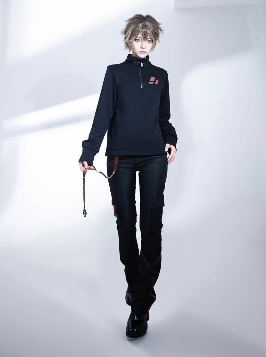 Design Strappy Cool Slim Mode Pants