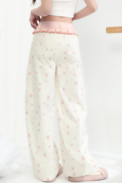 Shake Pants Wide Tube Head Lace Leg