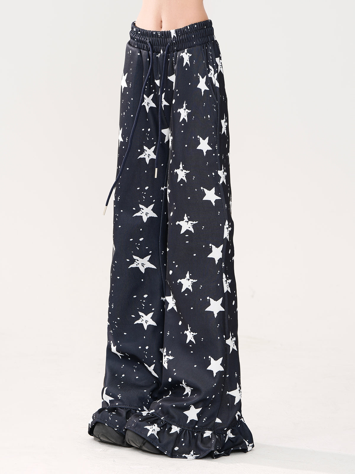Casual Flared Star Lazy Pants
