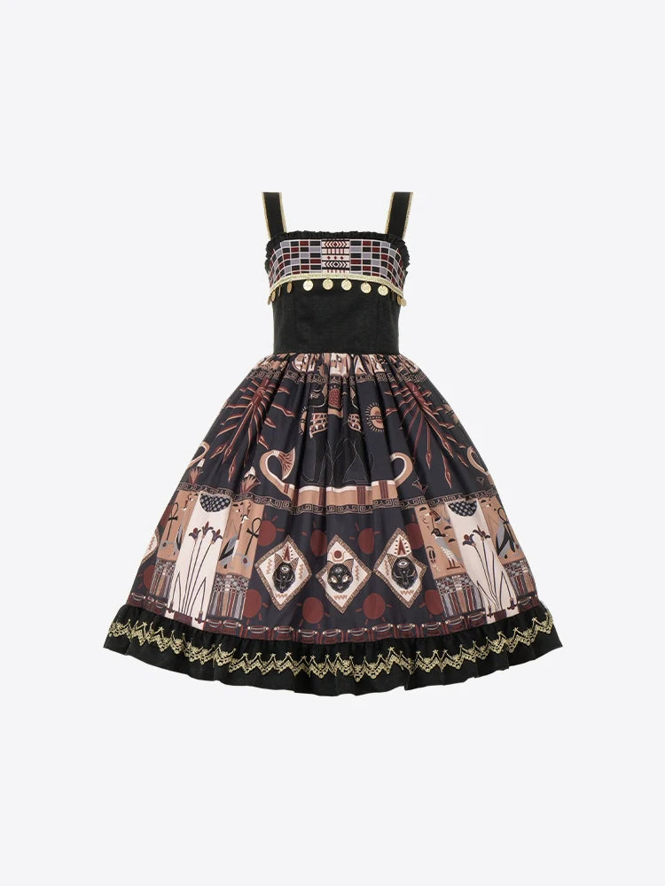 Puzi Suspender Lace Print + With Original Skirt Dress Design Kula