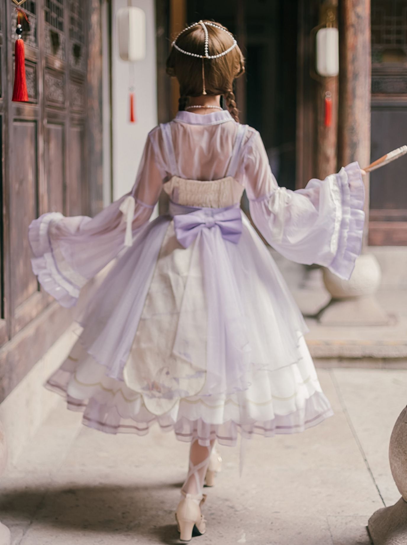 Ensemble Lolita Night Crescent Moon Robe suspendue