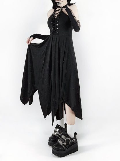 Shoes Cuff Hand Platform Metal Dark