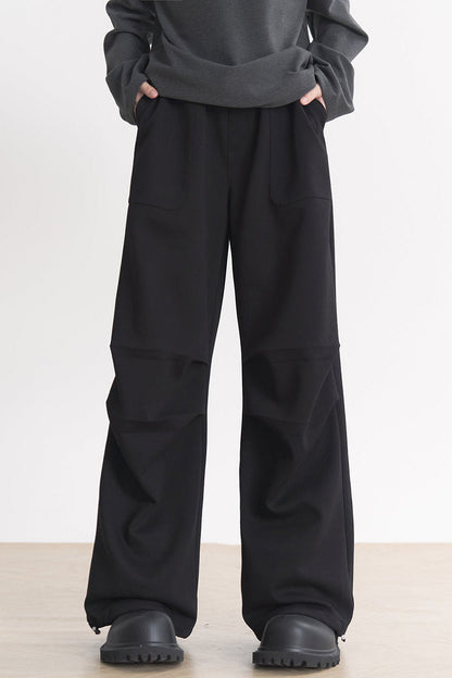 Knee Fit Spring Museum - Fall Pants and Gravity Women's Casual Pleats Straight