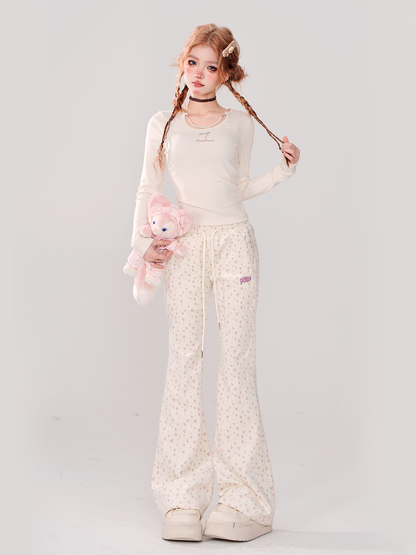 Casual Slim Long Sweet Pants Korean