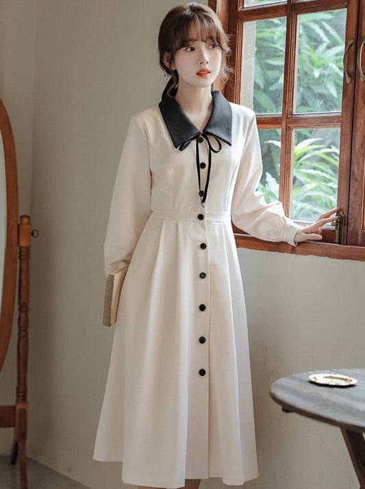 Style Dress French Retro Shirt Girly