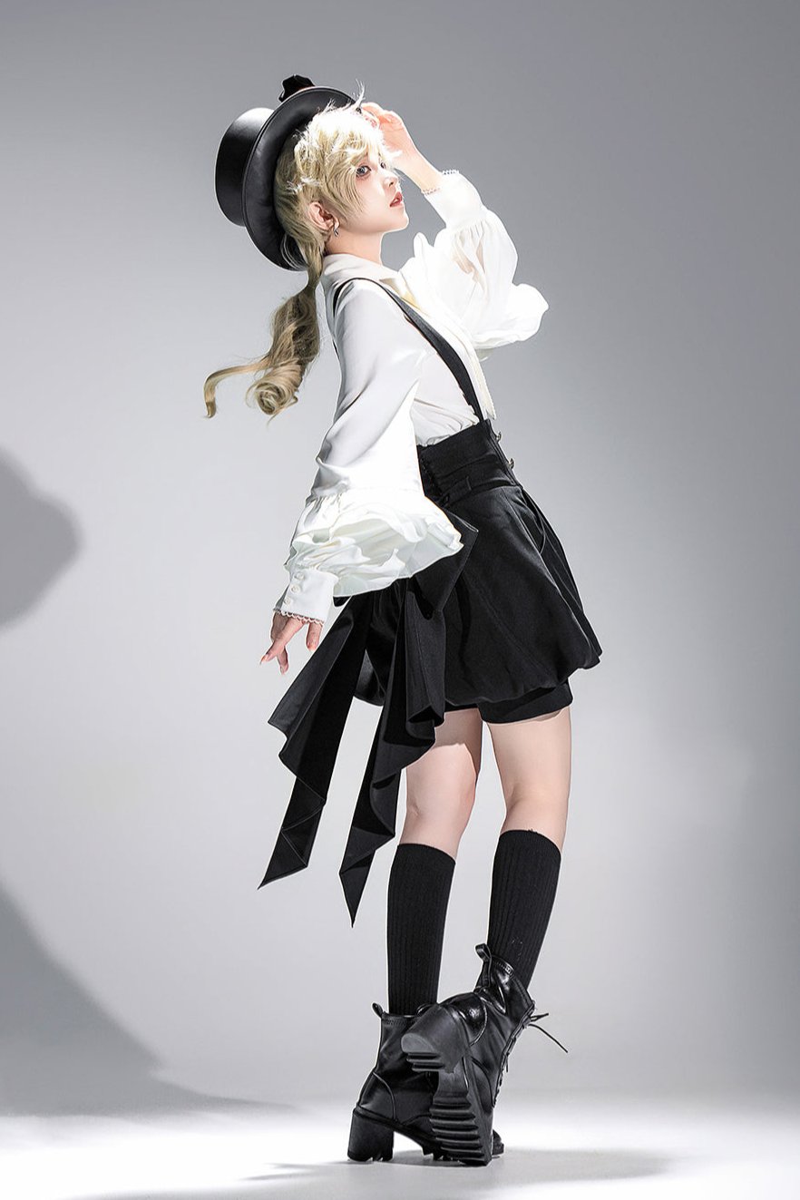 Cute + Retro Shorts Elegant Shirt Ribbon Prince Reservations Tail Dark