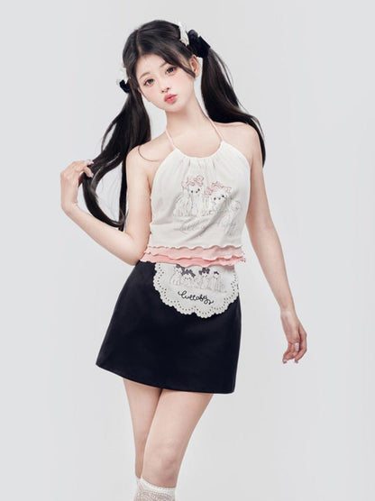 ロリータ クリーム マルチーズ ヒップ スカート