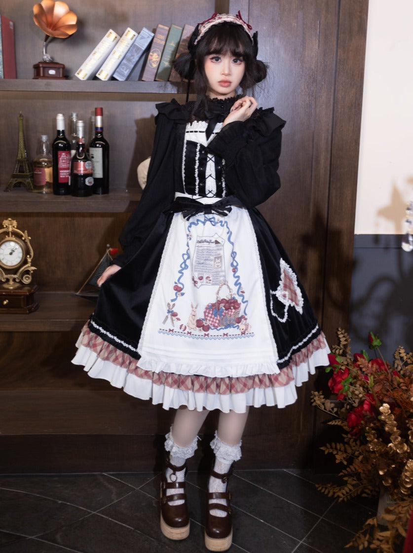 Cape Chic Dress Retro Lolita Doll