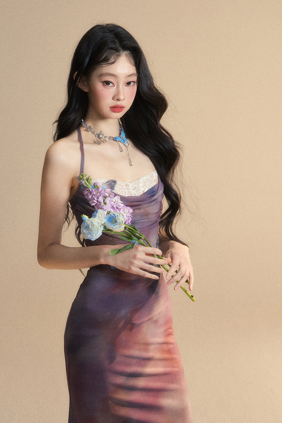 Tight-Style One-Shoulder Lace Dress