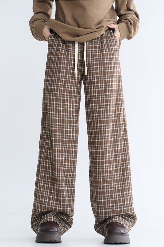check loose-fitting pants