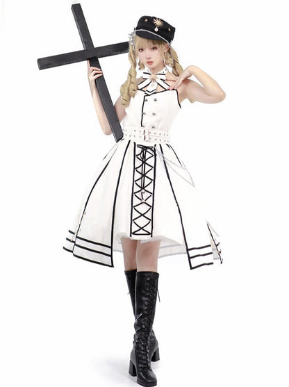 Lolita Armee Urteil Uniform Ritter Militär Set Niedrig