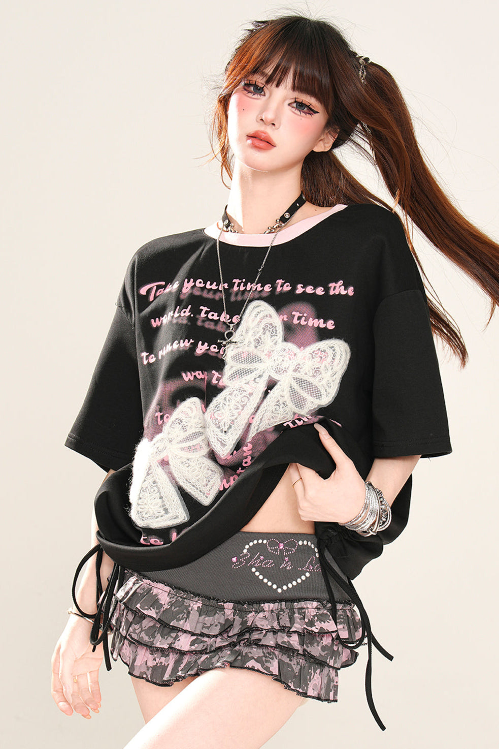 Y2K Rock Spicy Girl Plissee